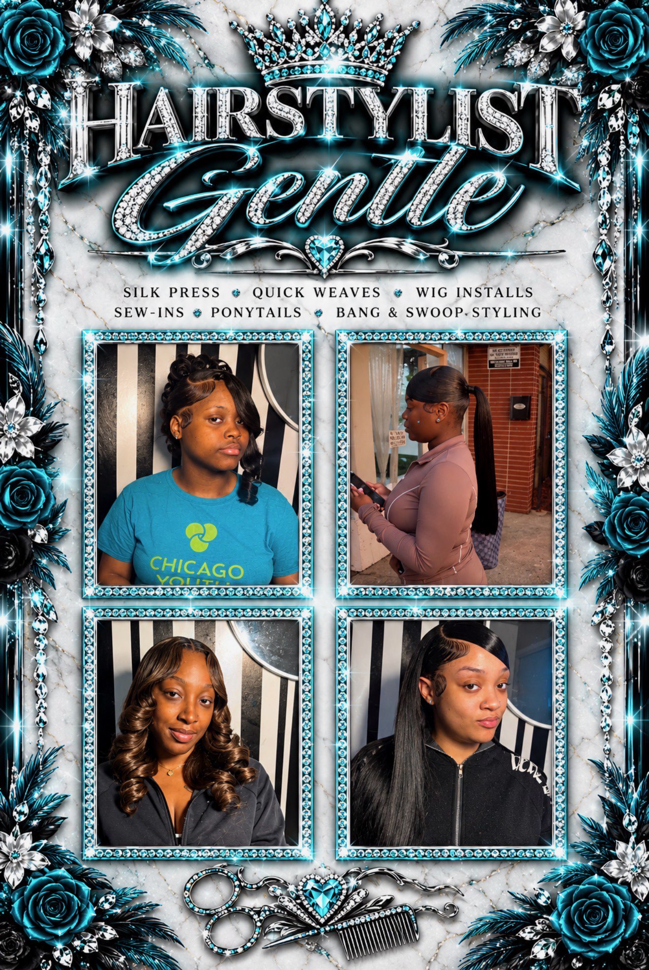 Gentle, Hairstylist at Unique Creations Salon and Spa, Chicago