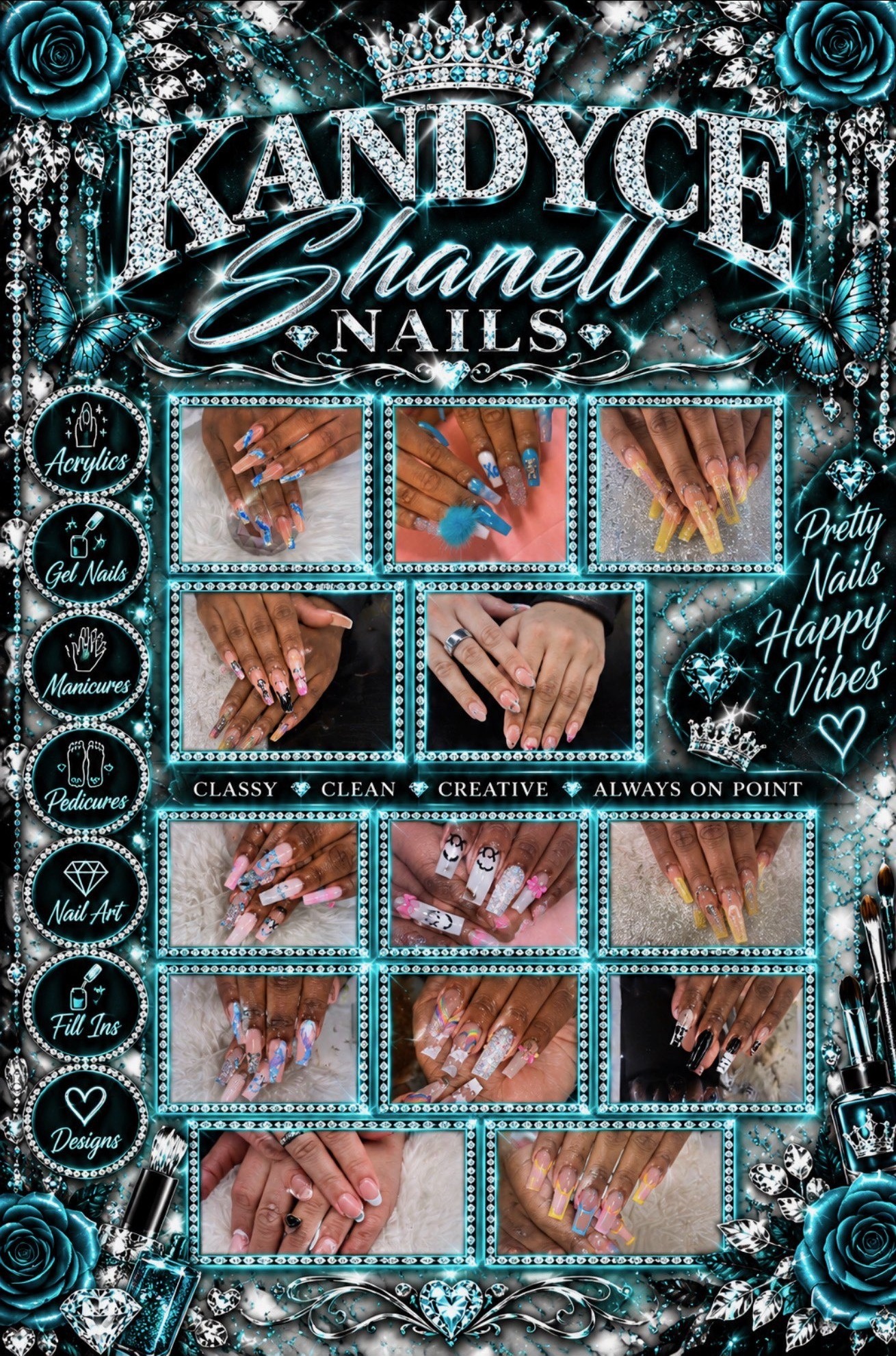 Kandyce Shanell, Nail Technician at Unique Creations Salon and Spa, Chicago